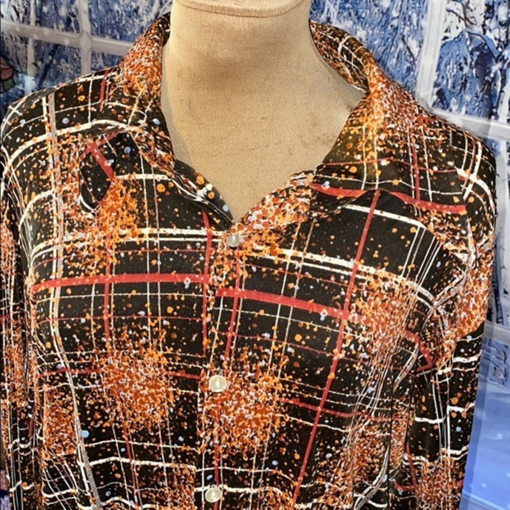 Vintage‎ 70s Giancarlo Miami All-Over Print Shirt